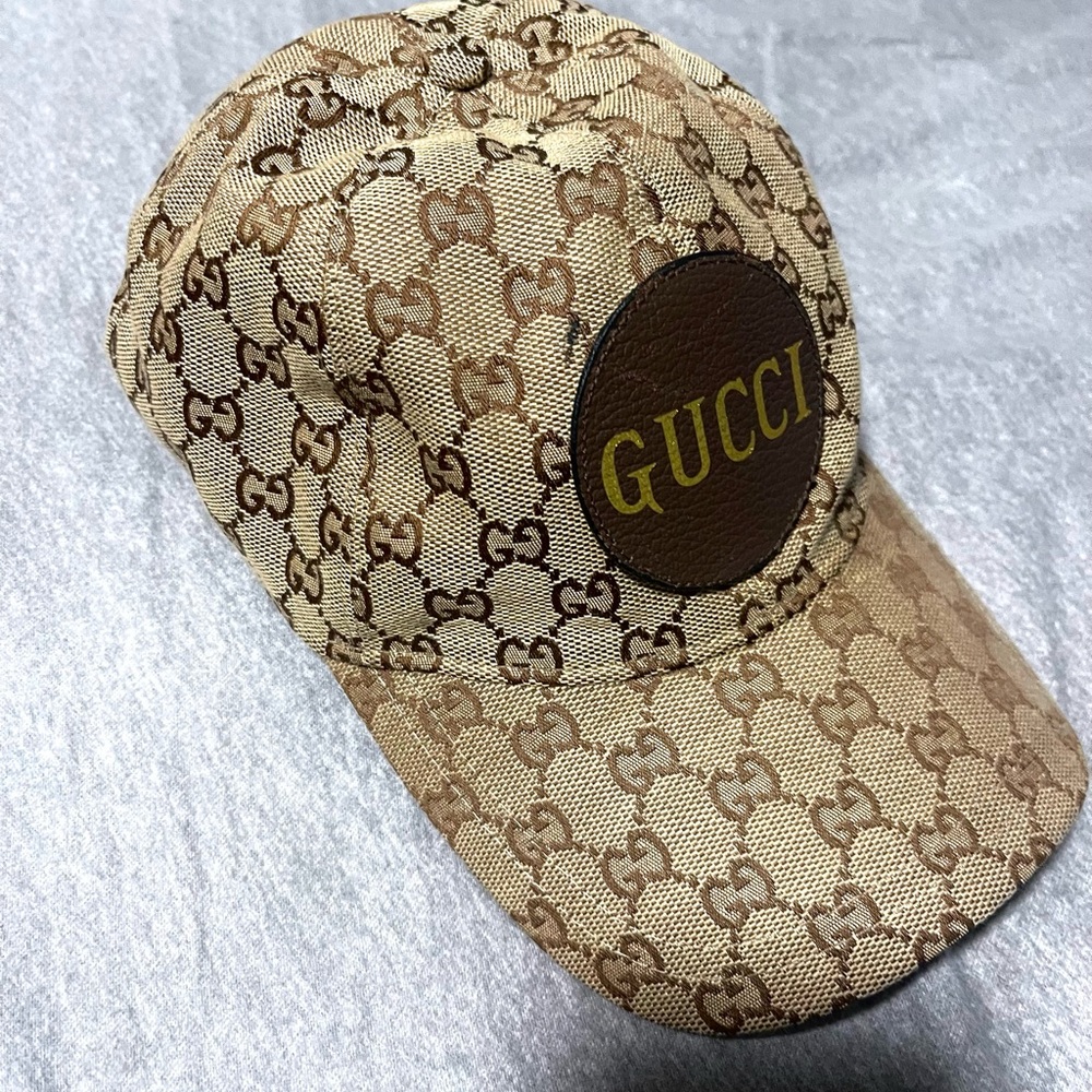 Gucci Brown Monogram Cap